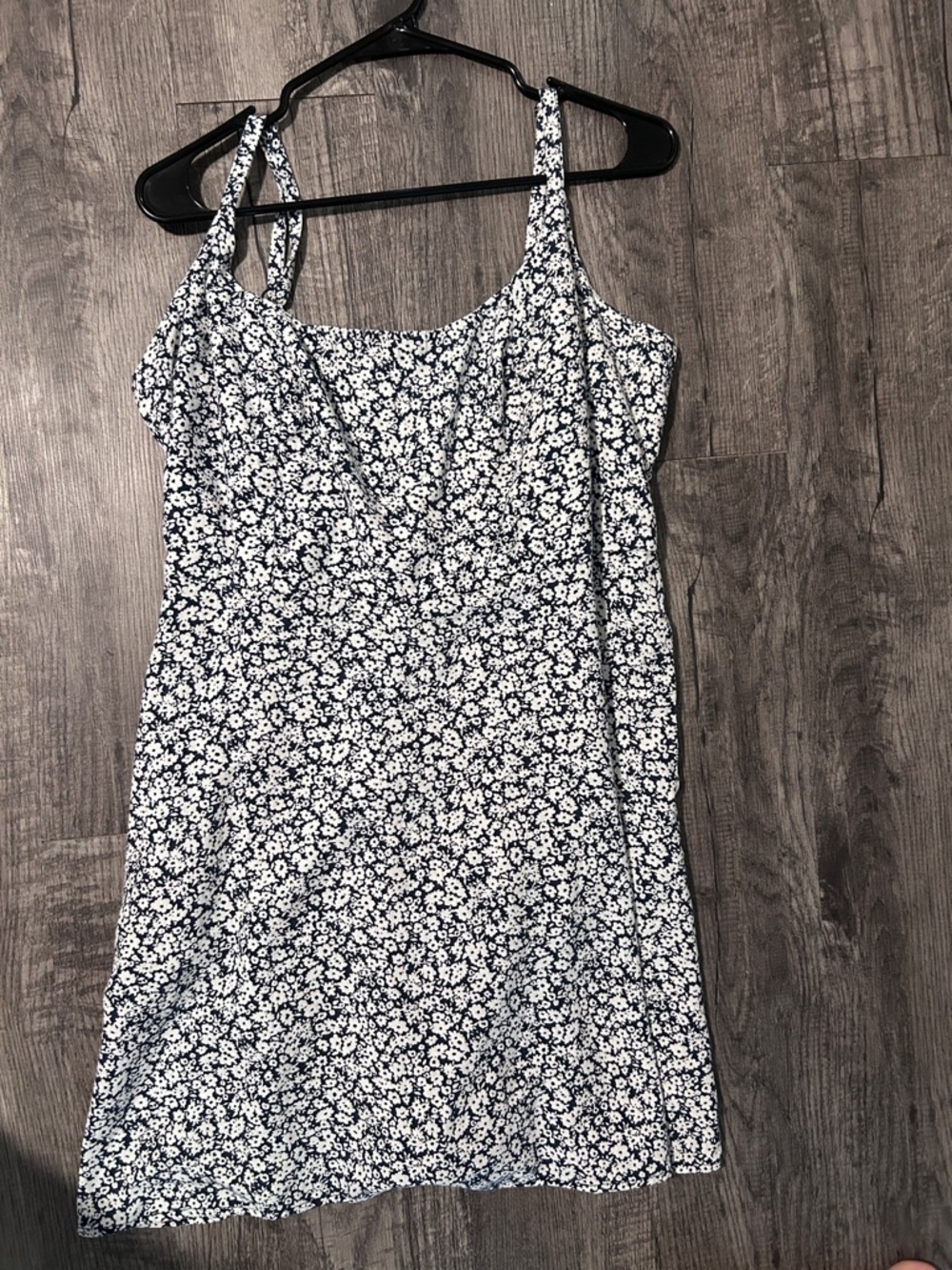 Old Navy Navy & White Floral Sundress